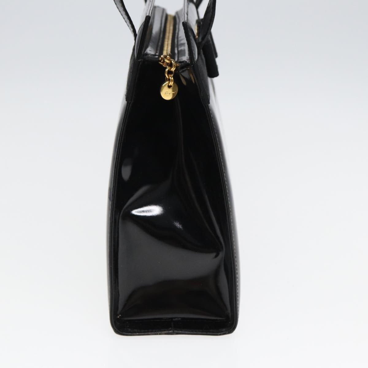 Salvatore Ferragamo Vara Patent Leather Zwart