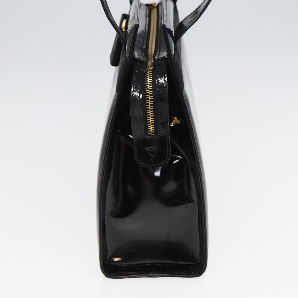 Salvatore Ferragamo Vara Patent Leather Zwart