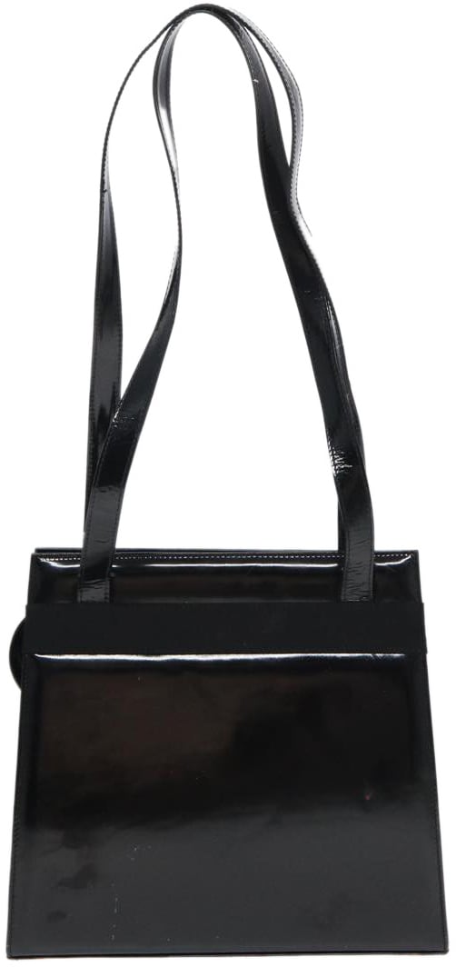 Salvatore Ferragamo Vara Patent Leather Zwart