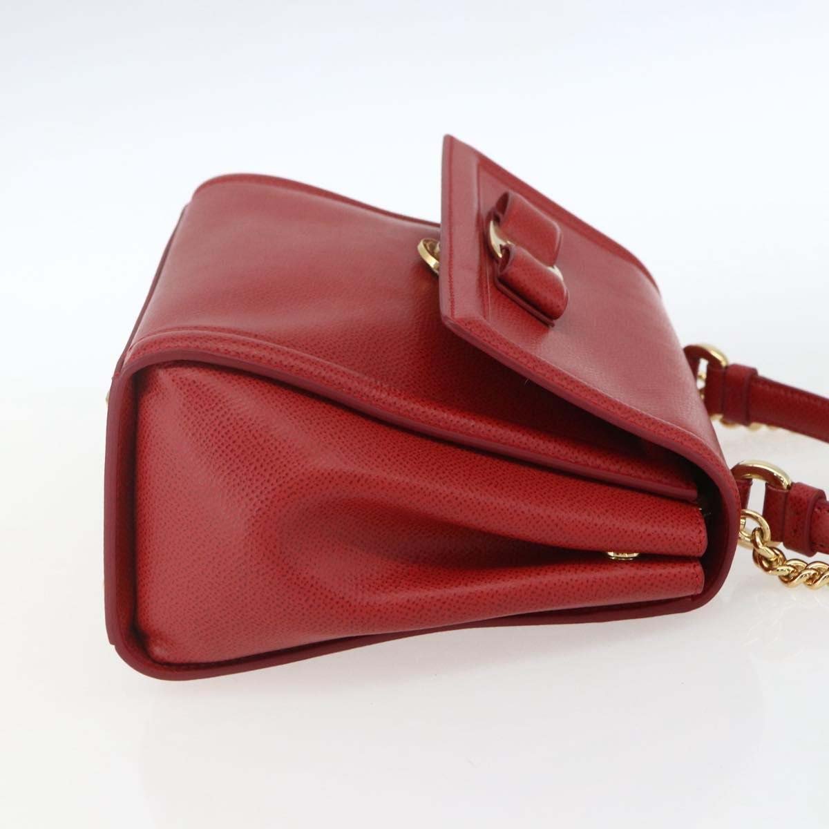 Salvatore Ferragamo Carrie Vara Saffiano Leather Small Rood