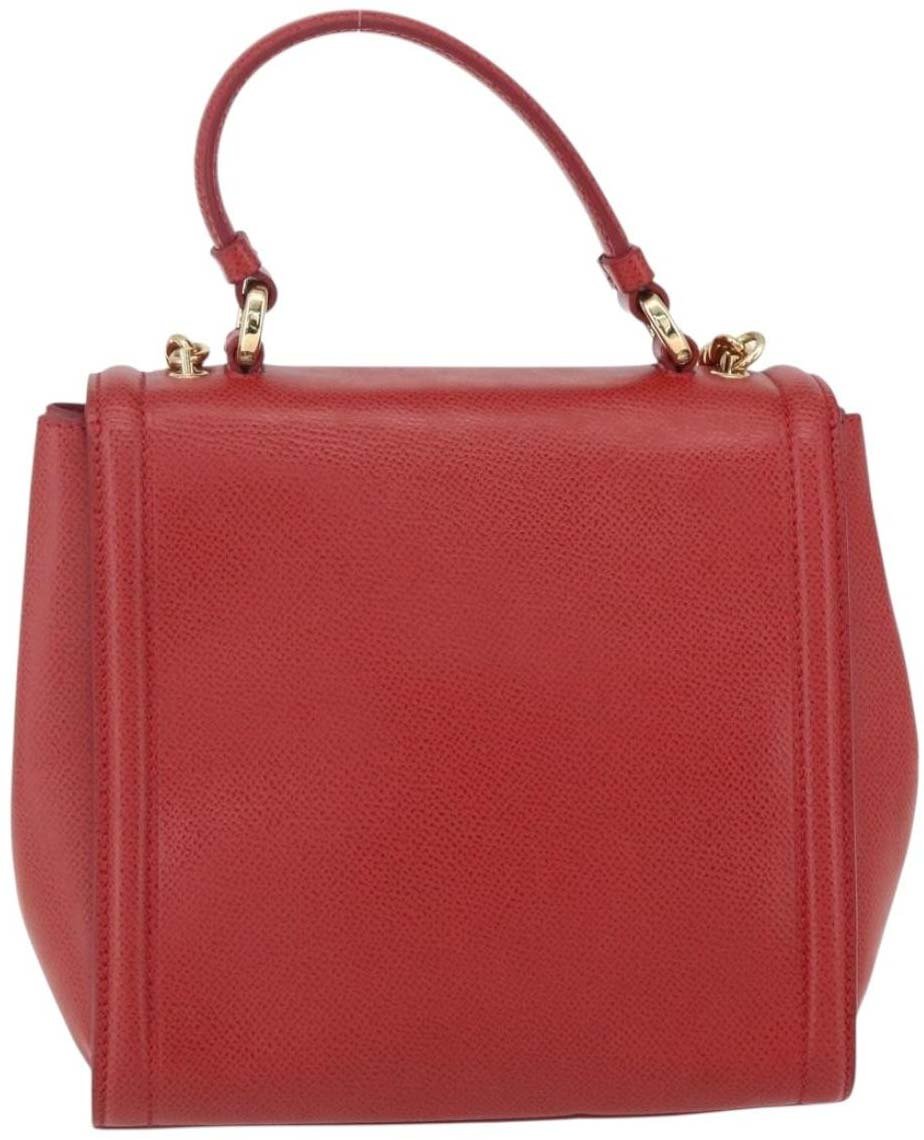 Salvatore Ferragamo Carrie Vara Saffiano Leather Small Rood