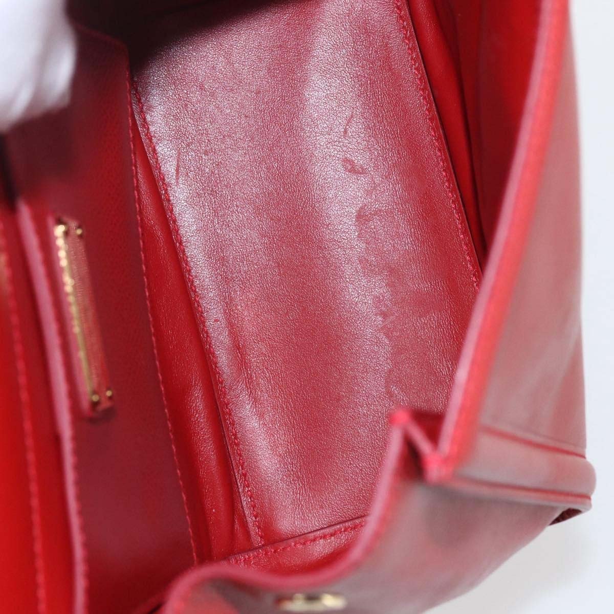 Salvatore Ferragamo Carrie Vara Saffiano Leather Small Rood