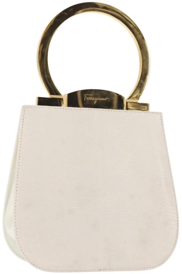 Salvatore Ferragamo Salvatore Ferragamo Gancini mini handbag Leather Wit