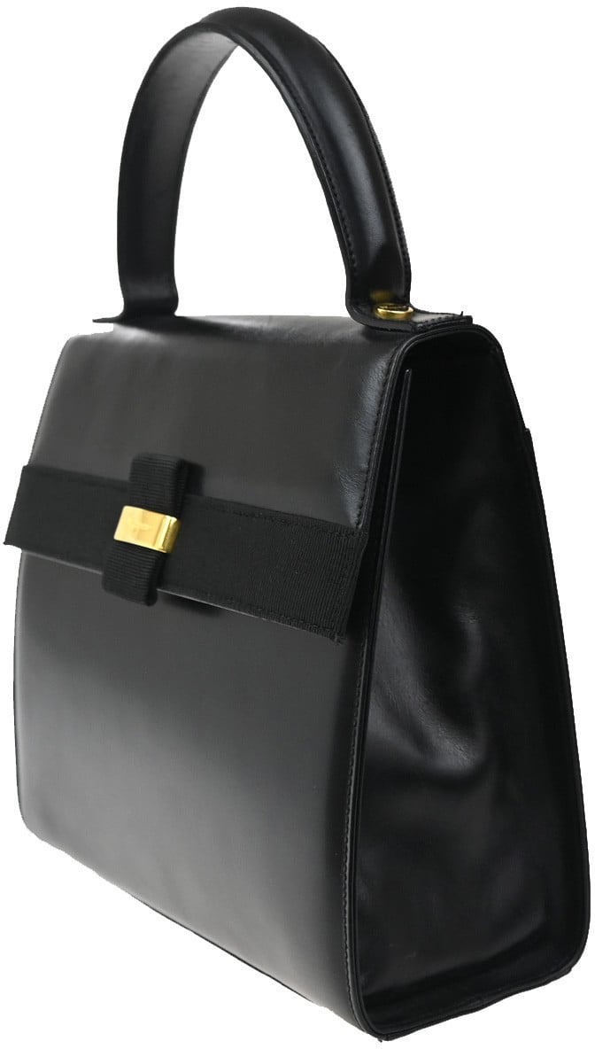 Salvatore Ferragamo Vala Handbag Leather Zwart