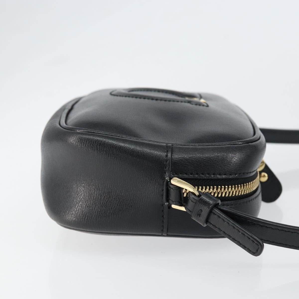 Salvatore Ferragamo City Camera Bag Leather Zwart