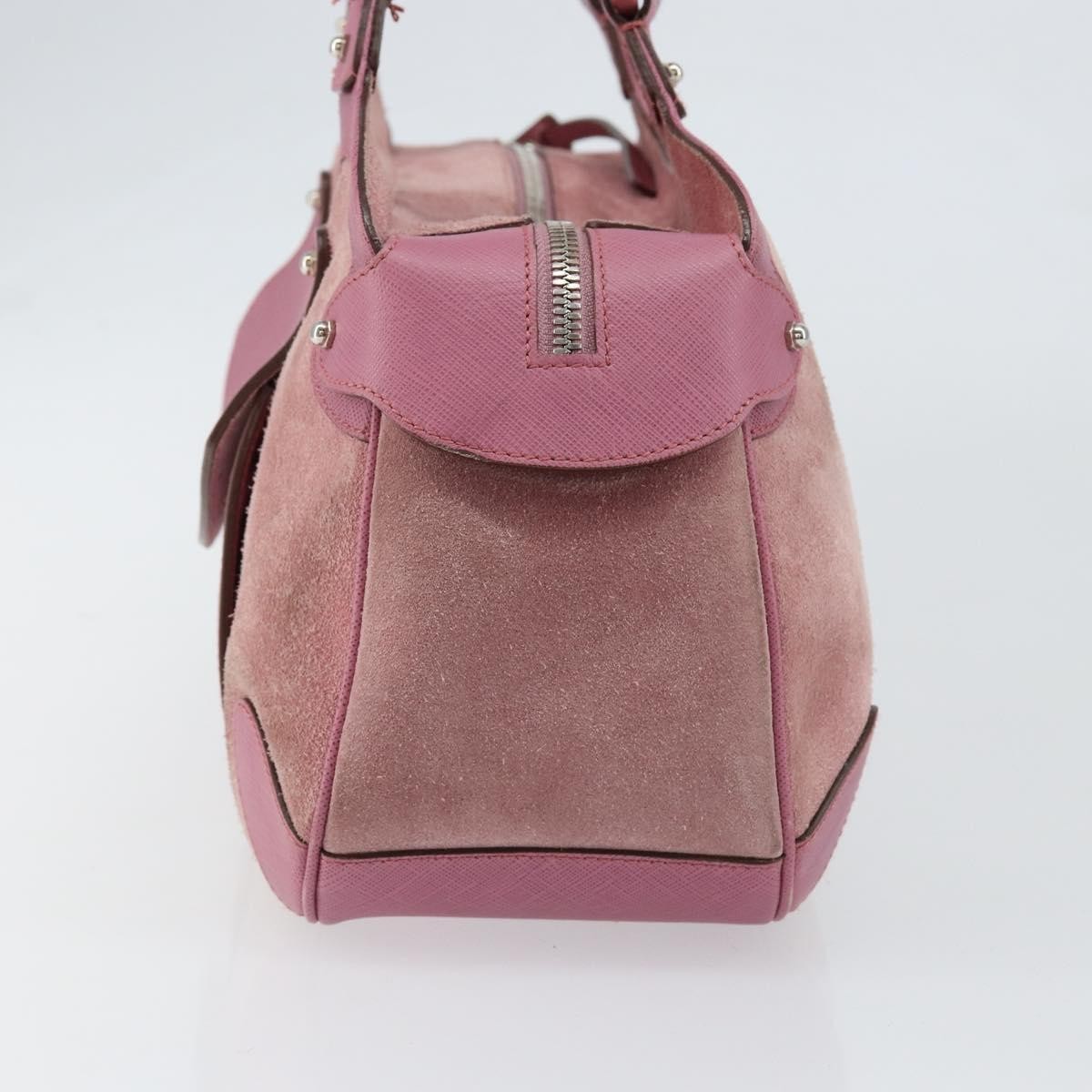 Salvatore Ferragamo Salvatore Ferragamo Gancini handbag Suede Zwart