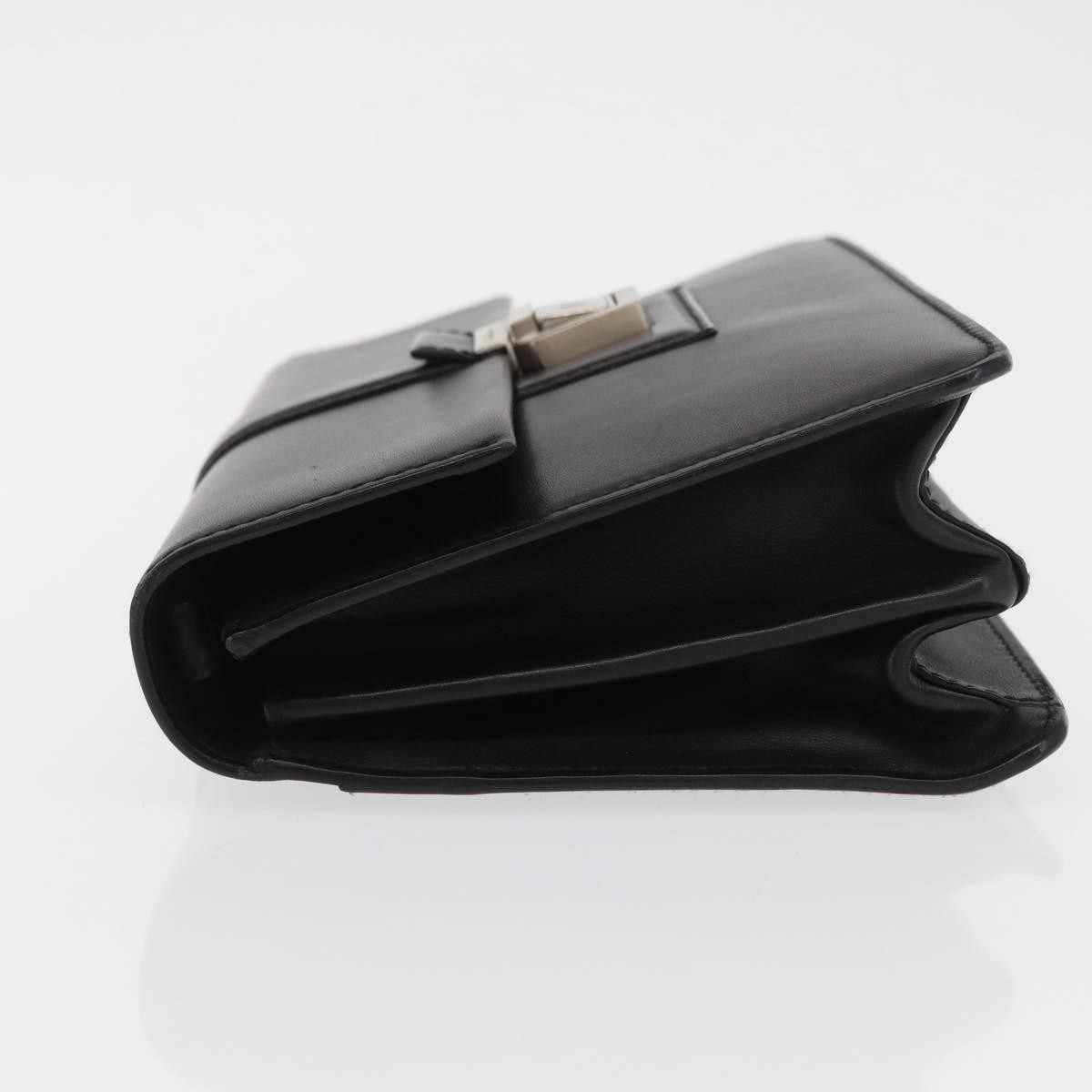 Salvatore Ferragamo Salvatore Ferragamo Vintage clutch Bag Leather Zwart