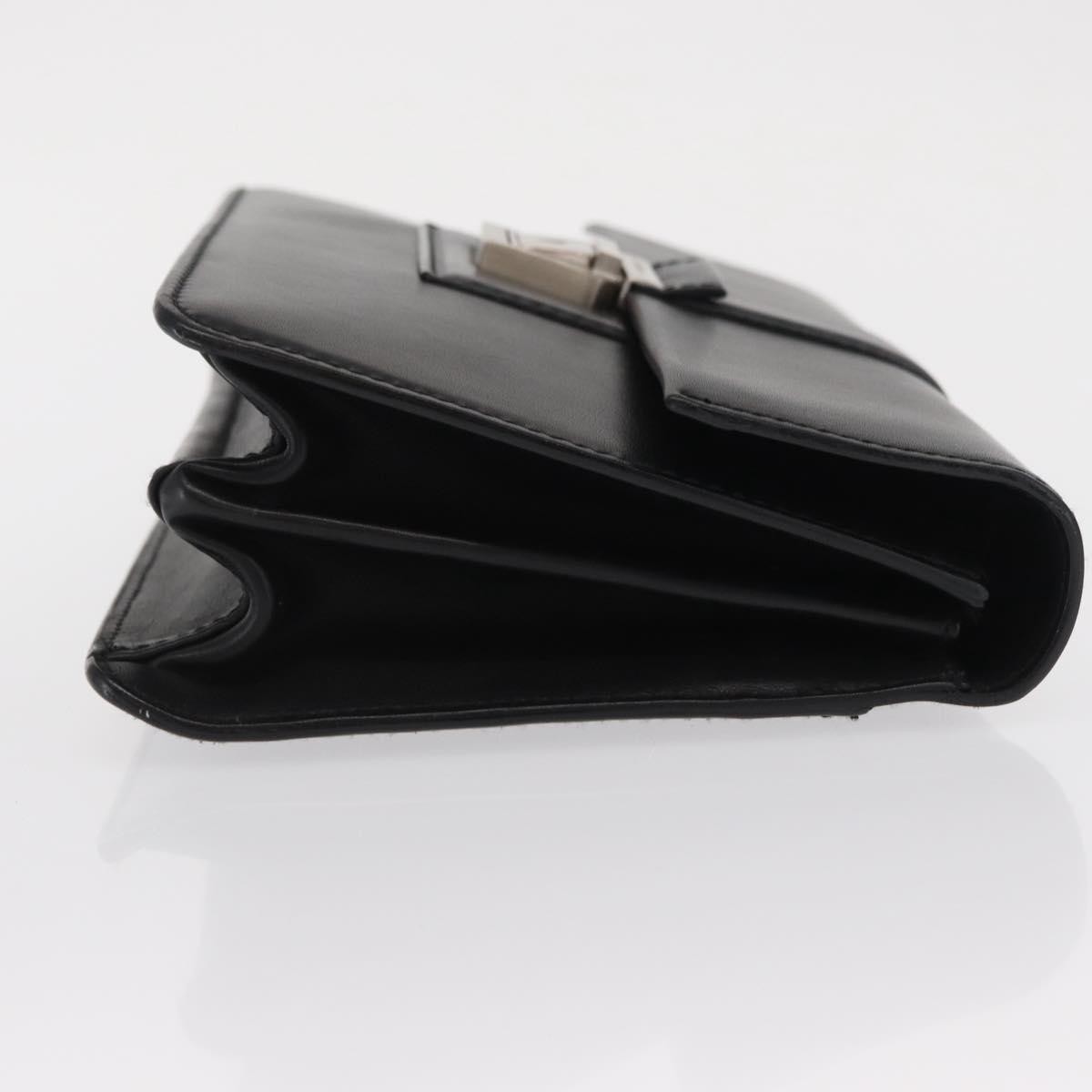 Salvatore Ferragamo Salvatore Ferragamo Vintage clutch Bag Leather Zwart
