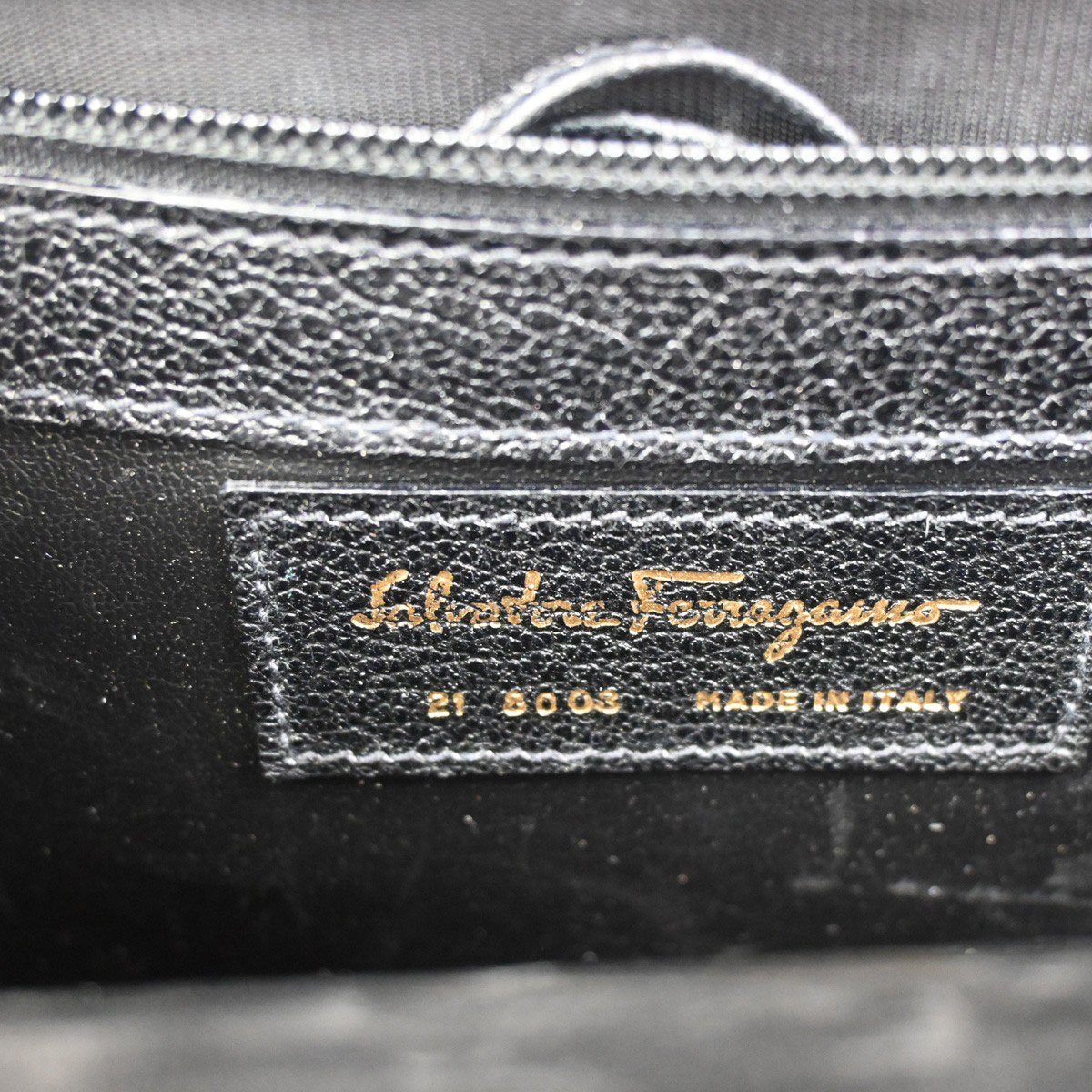 Salvatore Ferragamo Salvatore Ferragamo Revival Briefcase Leather Zwart