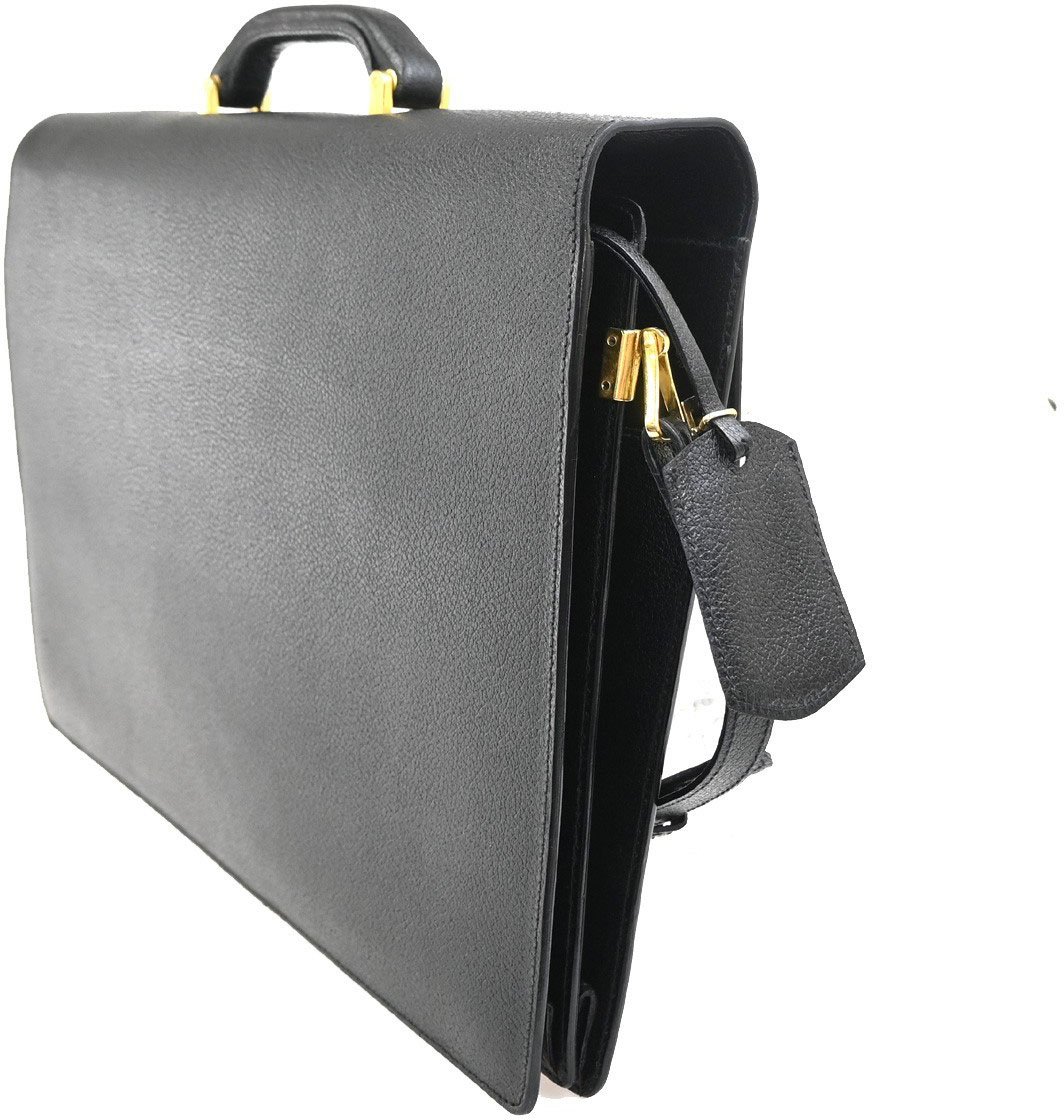 Salvatore Ferragamo Salvatore Ferragamo Revival Briefcase Leather Zwart