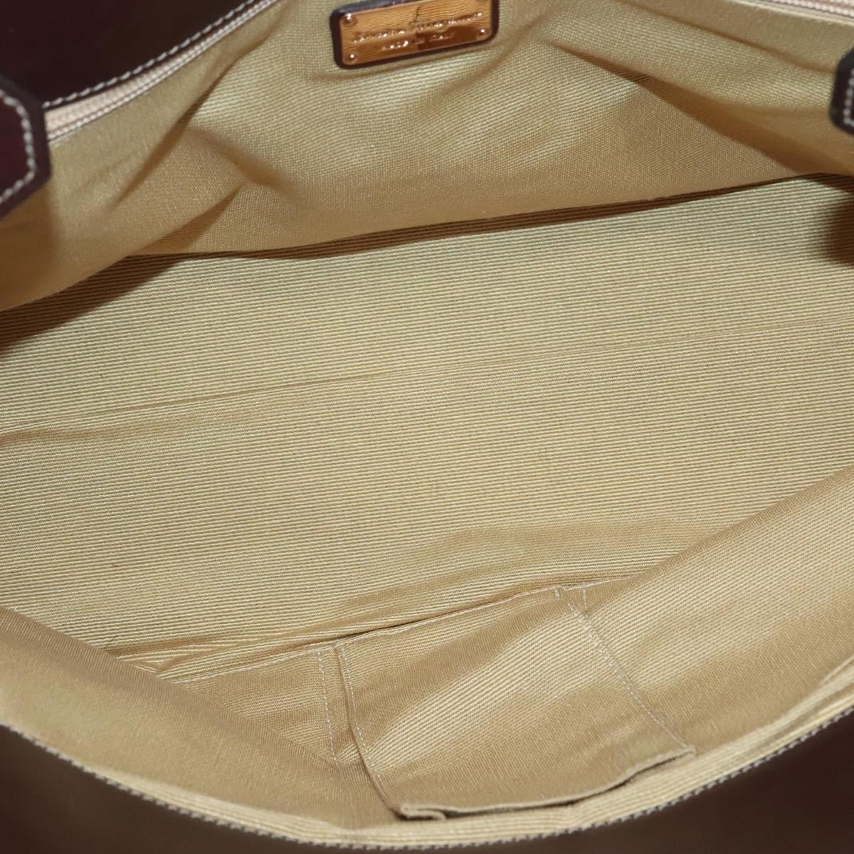 Salvatore Ferragamo Salvatore Ferragamo Soft W Tote RAFFIA Bruin