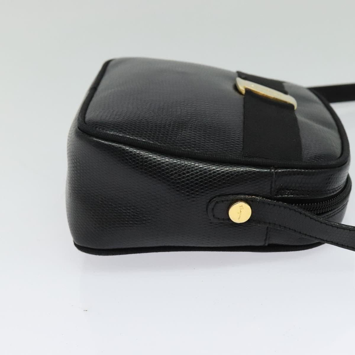 Salvatore Ferragamo Vara Bow camera Suede Navy