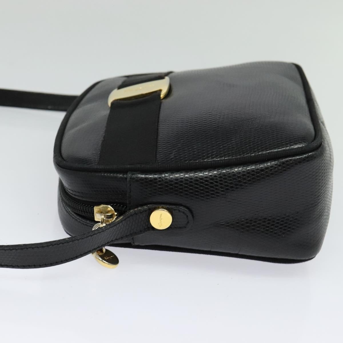 Salvatore Ferragamo Vara Bow camera Suede Navy