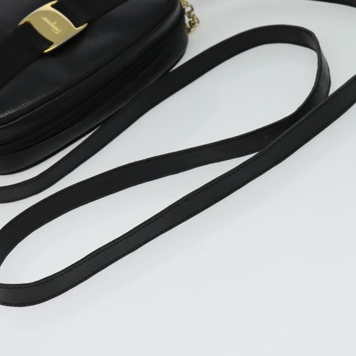 Salvatore Ferragamo Vara Bow camera Suede Navy