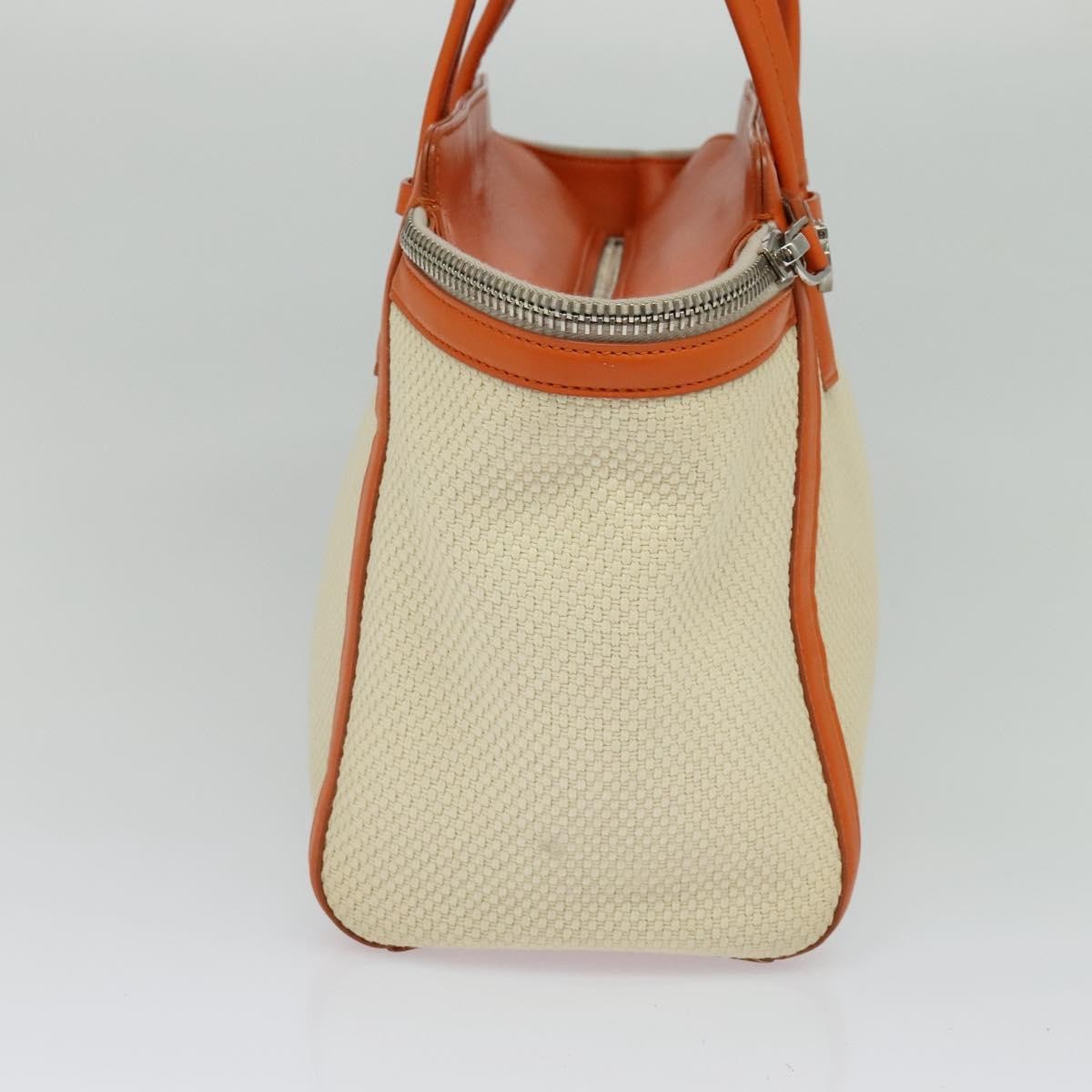 Salvatore Ferragamo Salvatore Ferragamo Gancini Tote Canvas and Leather Beige