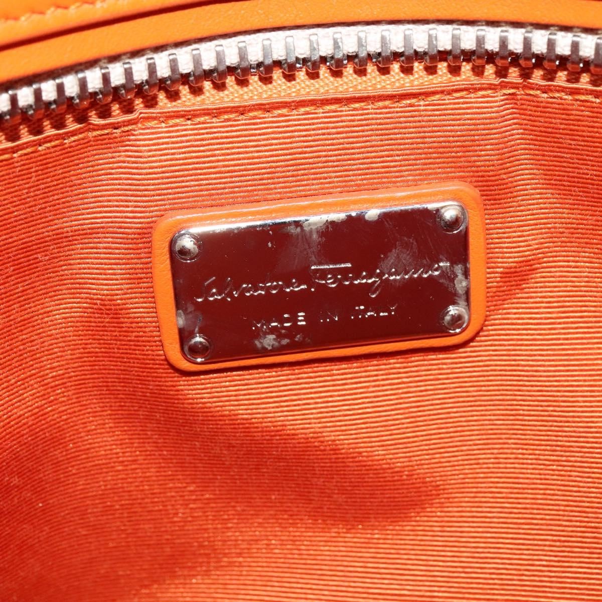 Salvatore Ferragamo Salvatore Ferragamo Gancini Tote Canvas and Leather Beige