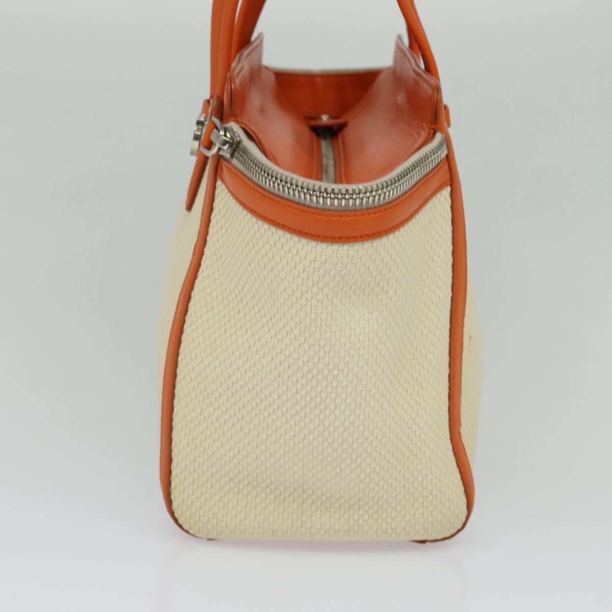 Salvatore Ferragamo Salvatore Ferragamo Gancini Tote Canvas and Leather Beige