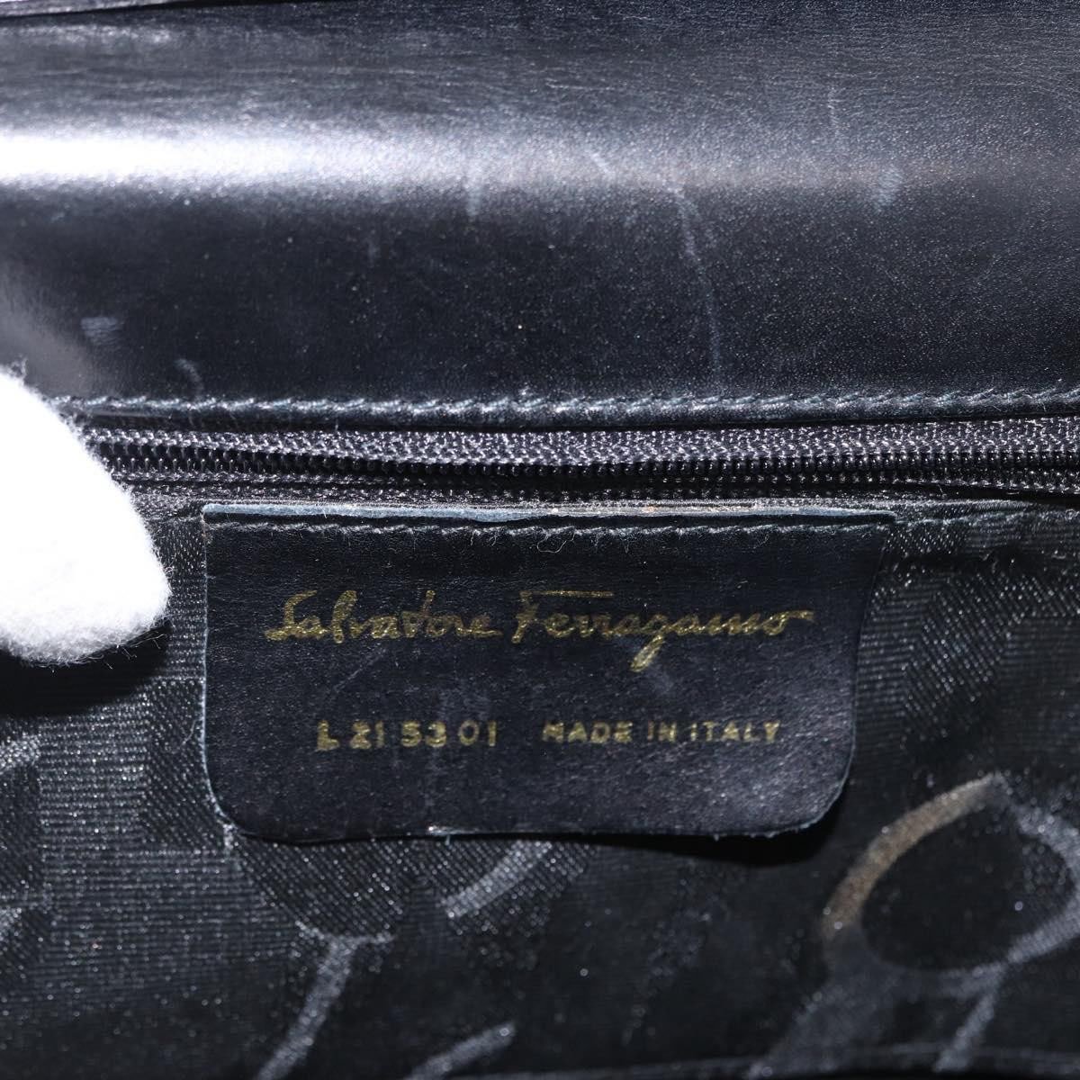 Salvatore Ferragamo Salvatore Ferragamo Vara Handbag Leather Zwart