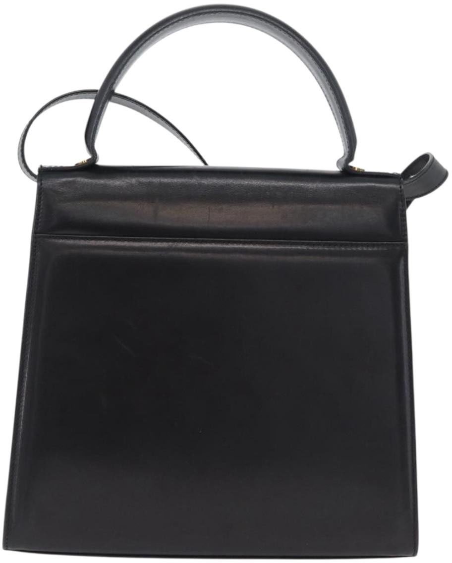 Salvatore Ferragamo Salvatore Ferragamo Vara Handbag Leather Zwart