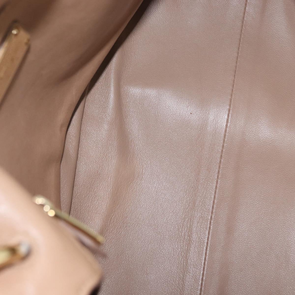 Salvatore Ferragamo Suzanna Satchel Smooth Leather Medium Beige