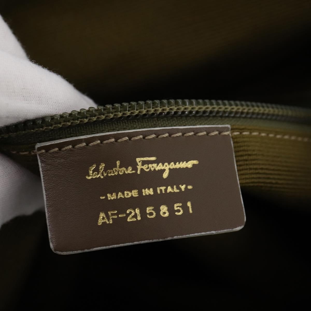 Salvatore Ferragamo Salvatore Ferragamo Gancini Backpack Canvas Beige