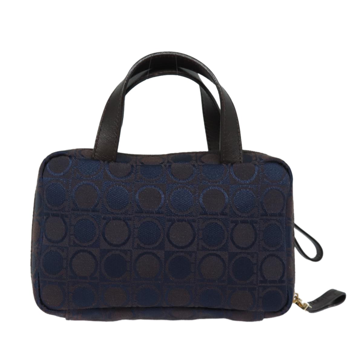 Salvatore Ferragamo Salvatore Ferragamo Gancini mini handbag Canvas Navy