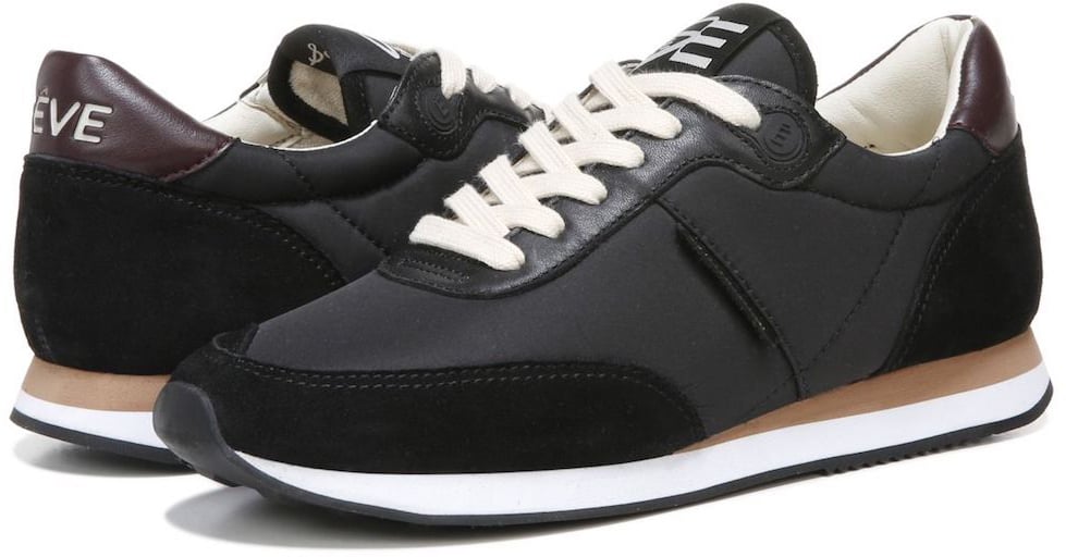 Sam Edelman Tori Lace-up Sneakers Zwart