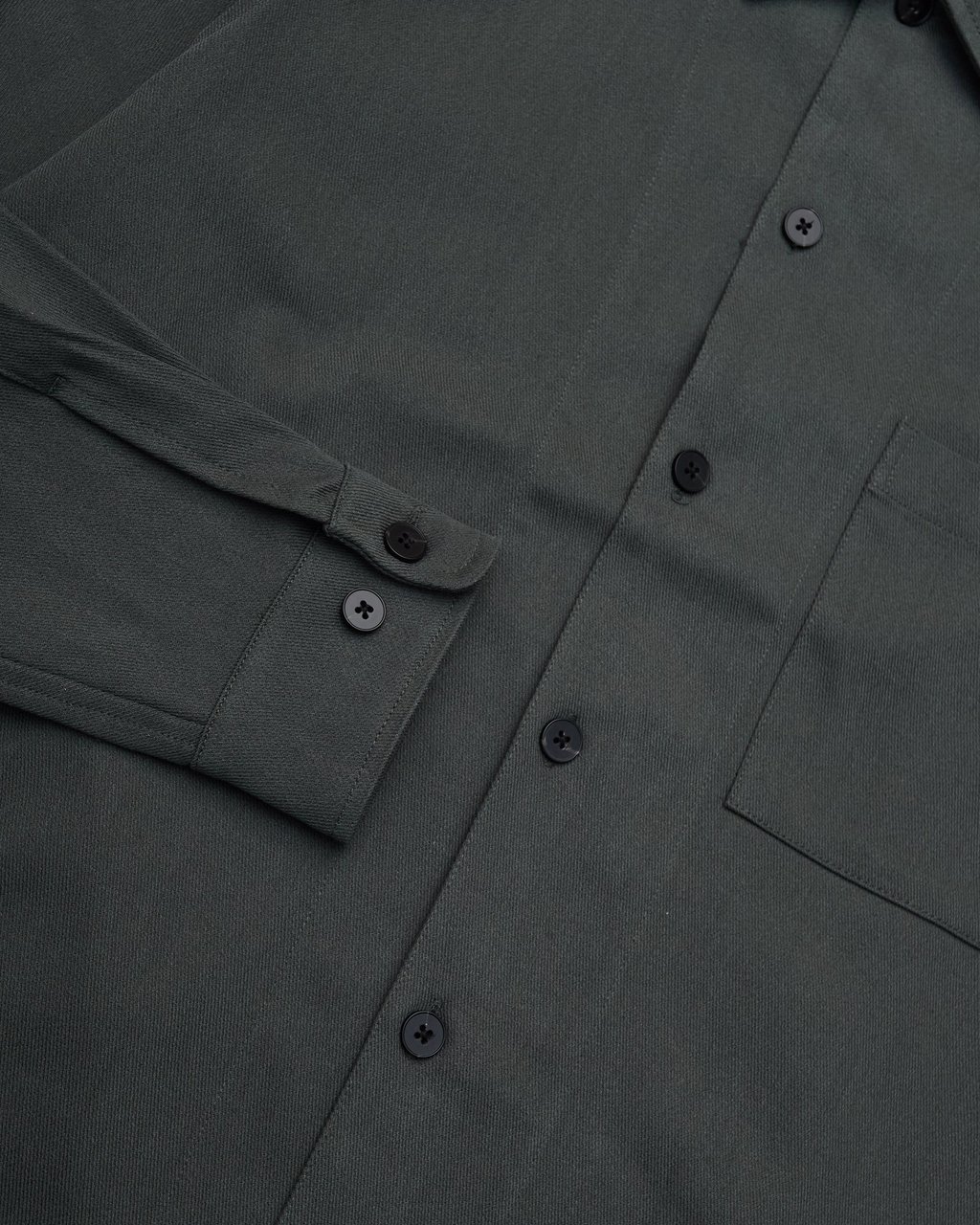 Samsøe Samsøe Camicia Overshirt Sadamon Verde Scuro Groen