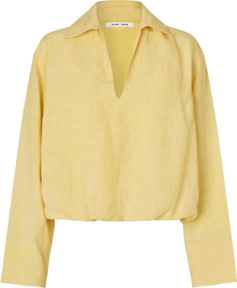 Samsøe Samsøe Samsoe Samsoe - Sadaphne shirt 15262 - F26100024 - 130922TCX Straw Geel