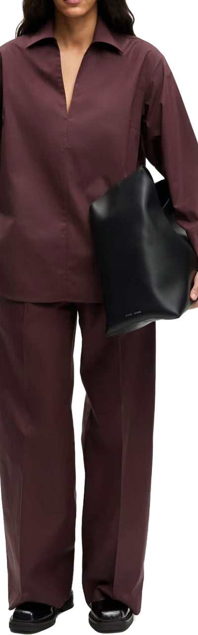 Samsøe Samsøe Samsoe Samsoe - Sasully blouse 15933 - F26100083 - 191619TCX Fudge Bruin