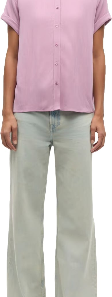 Samsøe Samsøe Samsoe Samsoe - Samajana ss shirt 15938 - F26100101 - 162107TCX Orchid haze Rood