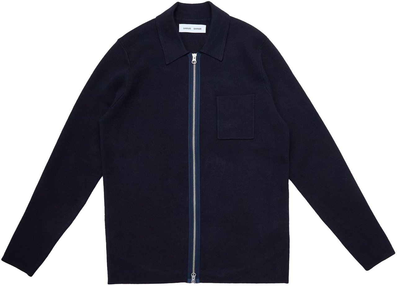 Samsøe Samsøe Knitwear Guna Zip Sky Captain Divers