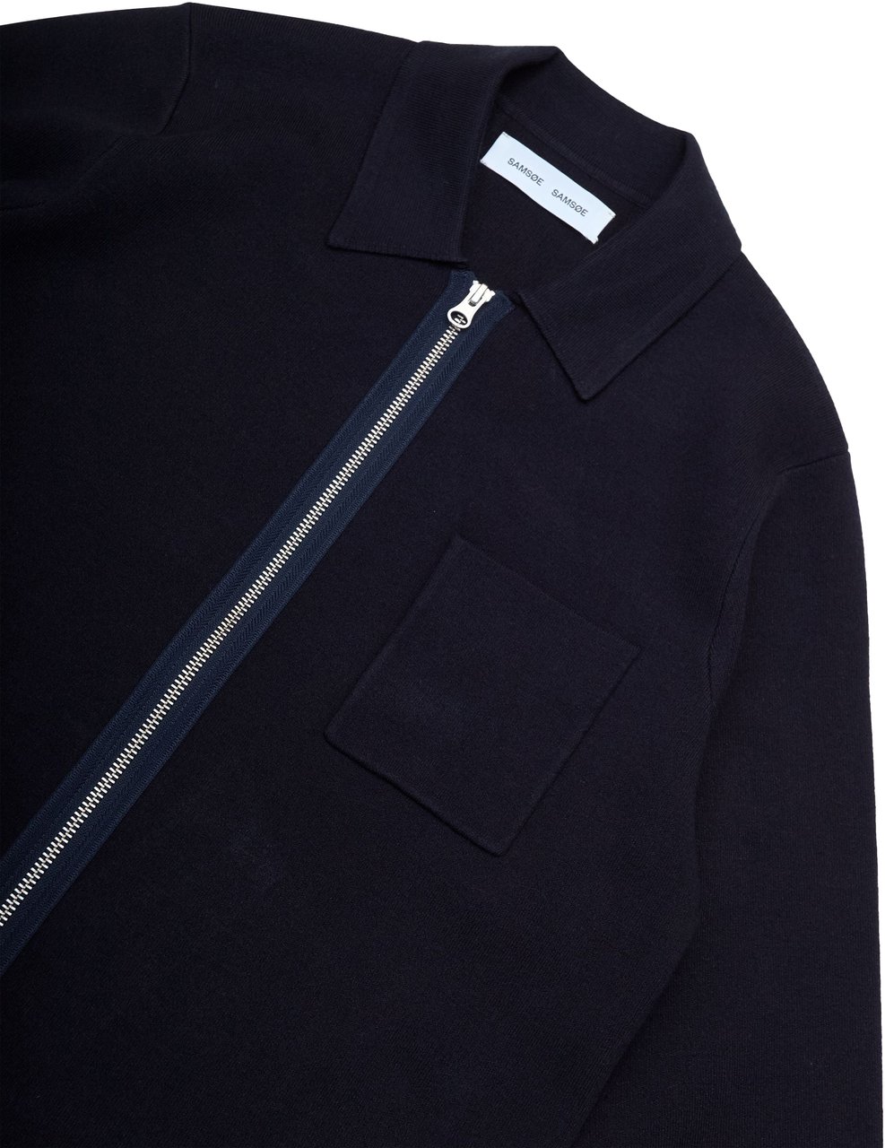 Samsøe Samsøe Knitwear Guna Zip Sky Captain Divers