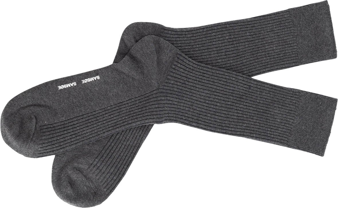 Samsøe Samsøe Samsoe Samsoe - Hanse socks 11690 - M00007103 - Dark grey mel Grijs
