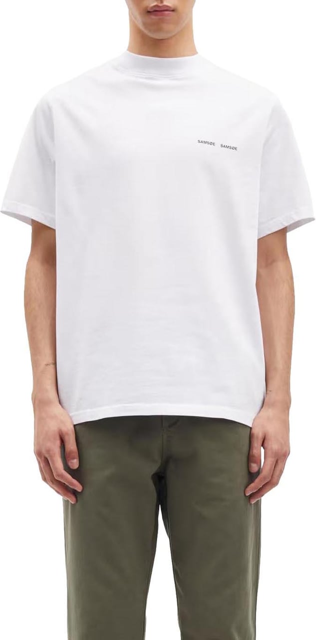 Samsøe Samsøe Samsoe Samsoe - Norsbro t-shirt 6024 - M20300010 - CLR000023 White Wit