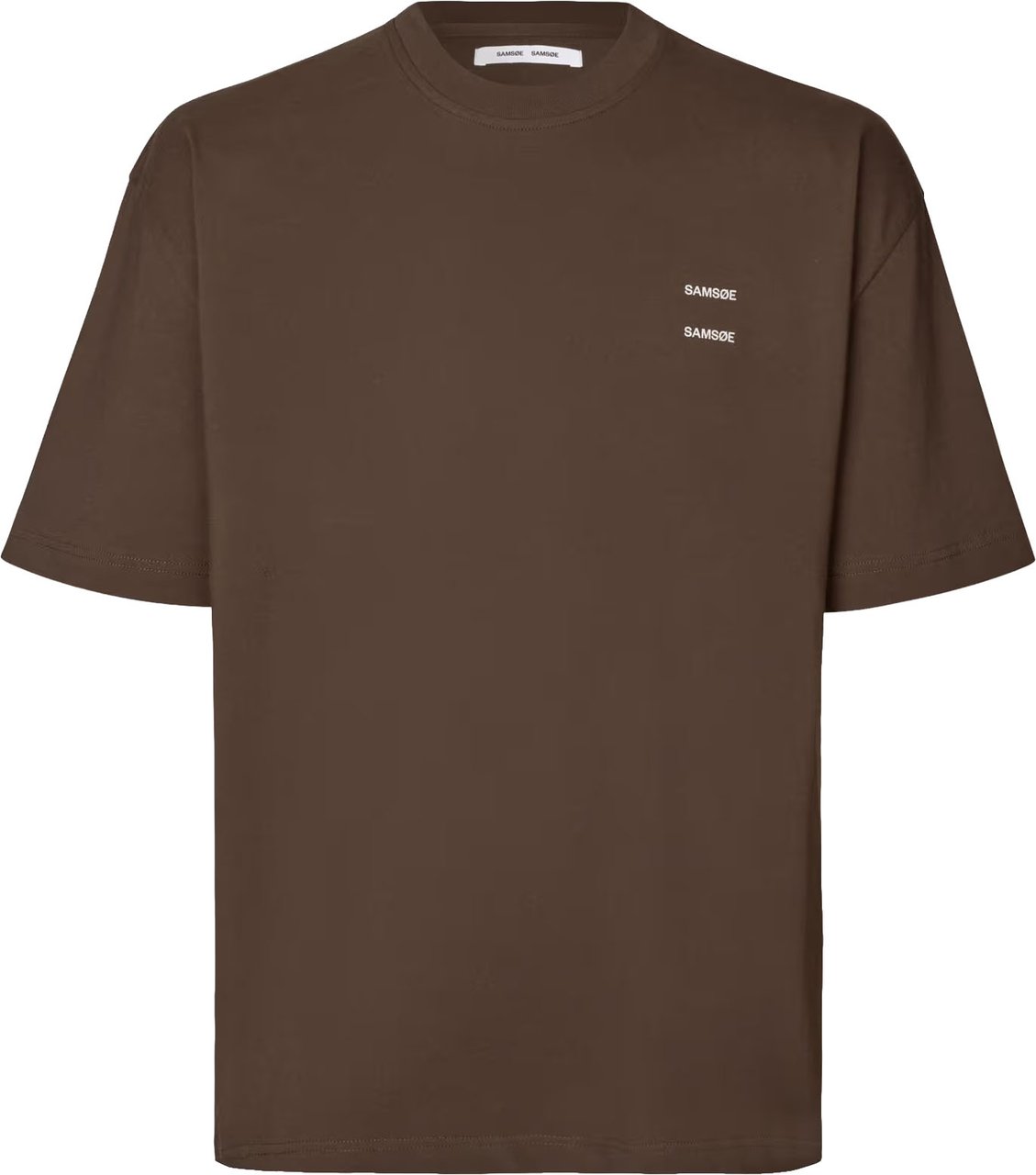 Samsøe Samsøe Samsoe Samsoe - Joel t-shirt 11415 - M22300126 - 190812TCX Turkish coffee Bruin