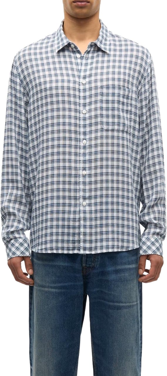 Samsøe Samsøe Samsoe Samsoe - Saryan j shirt 15566 - M25100051 - CLR002555 Blue check Blauw