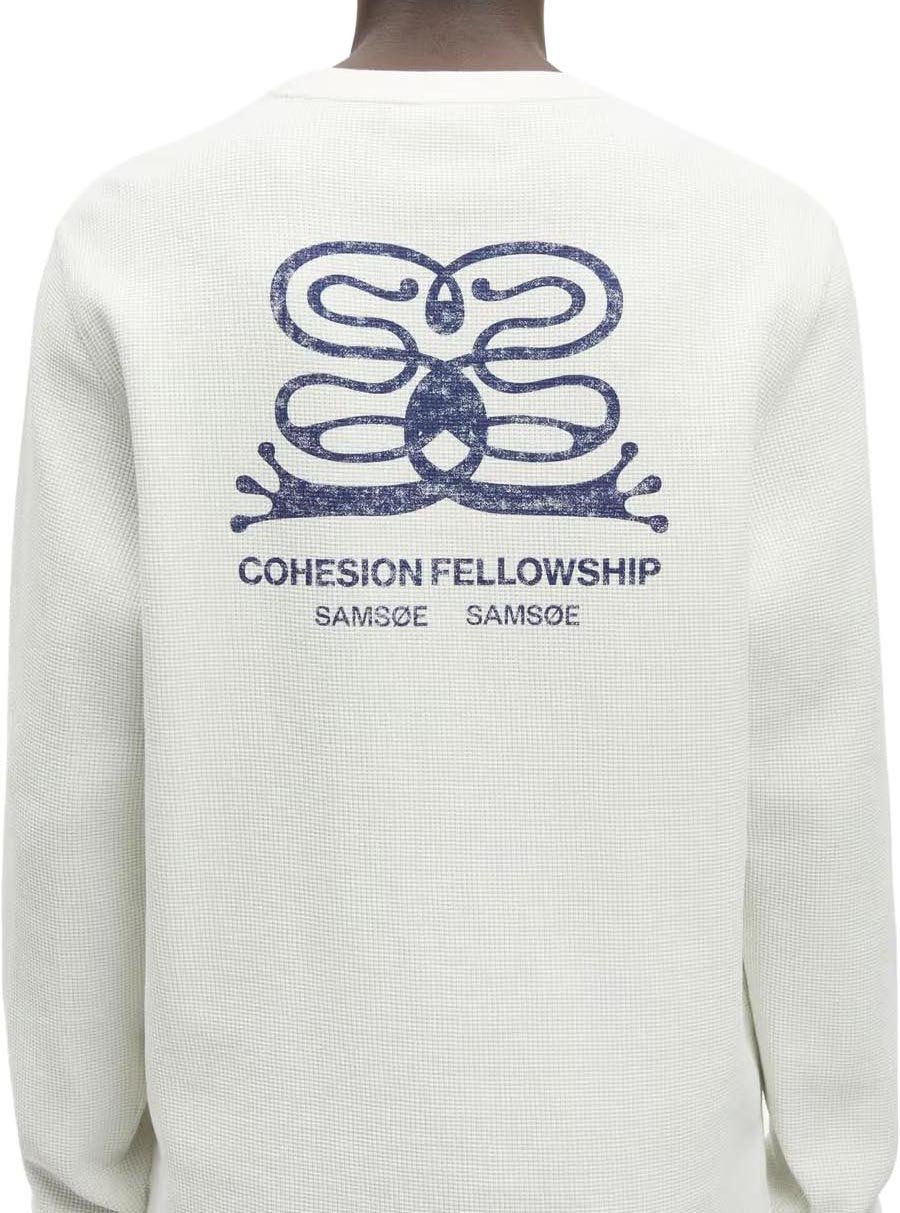 Samsøe Samsøe Samsoe Samsoe - Safellow ls t-shirt 15917 - M26100085 - CLR000289 Clear creme Wit