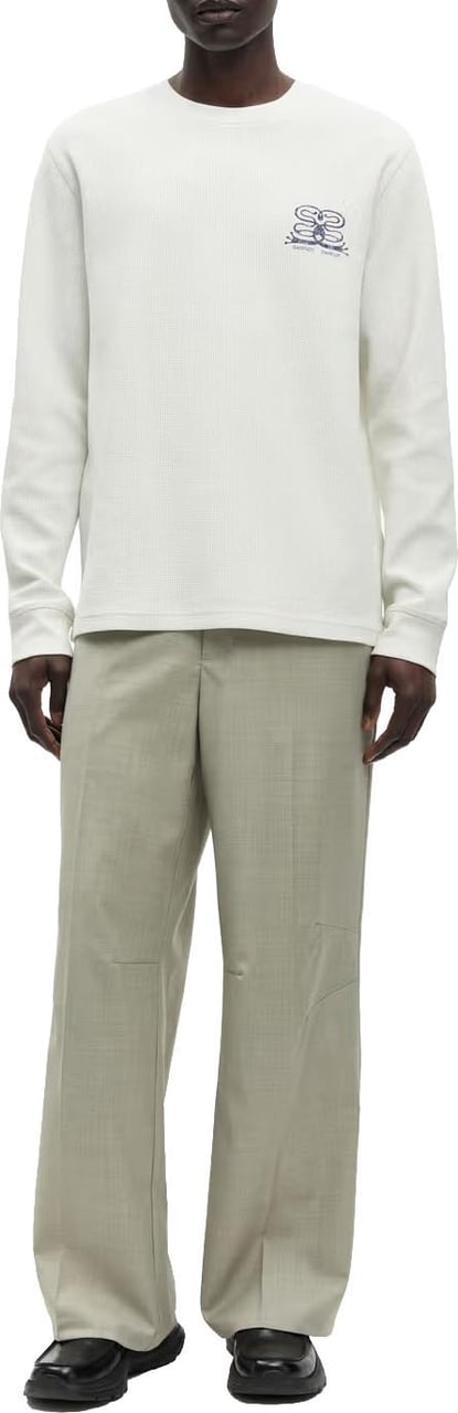 Samsøe Samsøe Samsoe Samsoe - Safellow ls t-shirt 15917 - M26100085 - CLR000289 Clear creme Wit