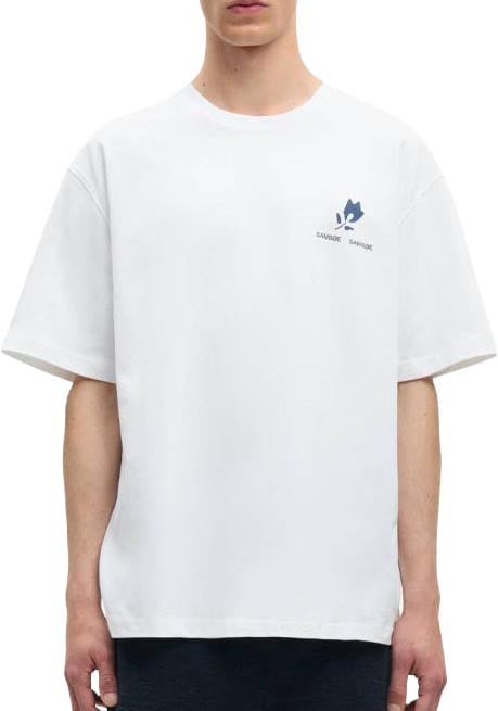Samsøe Samsøe Samsoe Samsoe - Sasteven t-shirt 11725 - M26200137 - CLR002789 Blue spiral Blauw