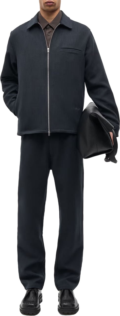 Samsøe Samsøe Samsoe Samsoe - Sadamon GT zip overshirt 16201 - M26300066 - CLR002455 Dark grey mel. Grijs