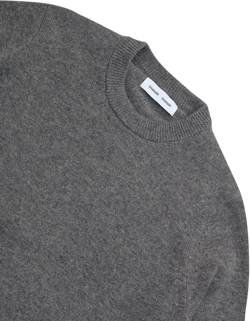 Samsøe Samsøe Maglione Knit Isak Grigio Grijs
