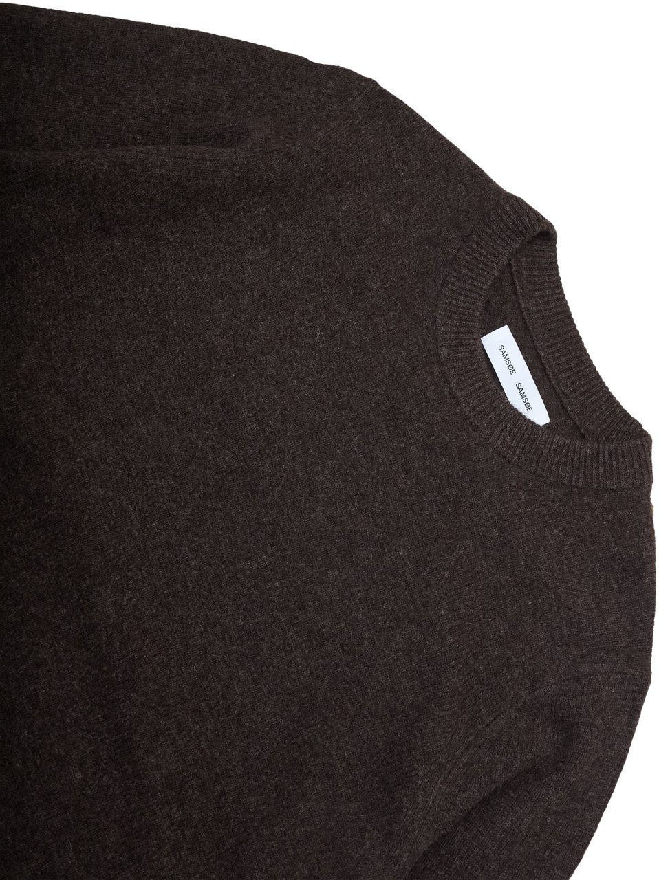 Samsøe Samsøe Maglione Knit Isak Marrone Bruin