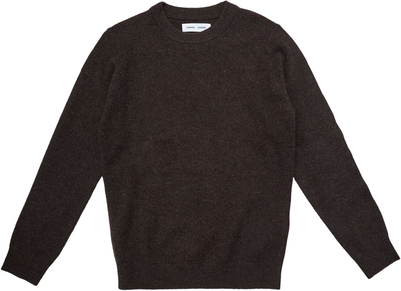 Samsøe Samsøe Maglione Knit Isak Marrone Bruin