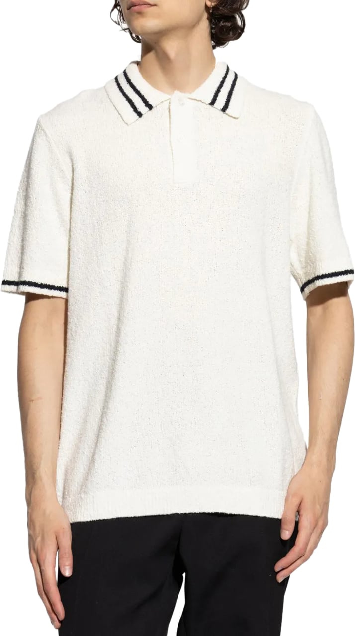 Samsøe Samsøe polo a rayures Beige