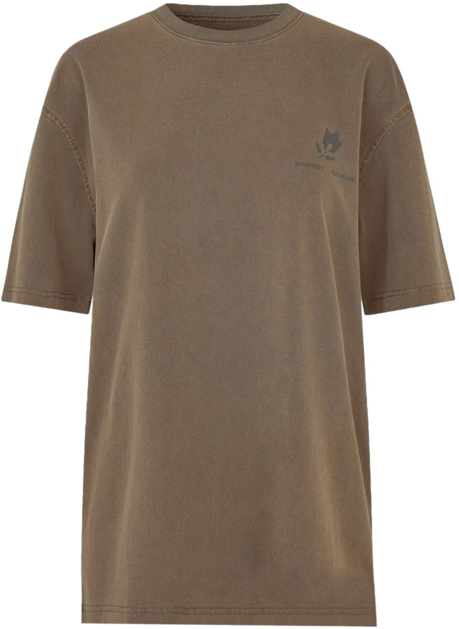 Samsøe Samsøe T-Shirt Sagergei Brown Stamp Divers