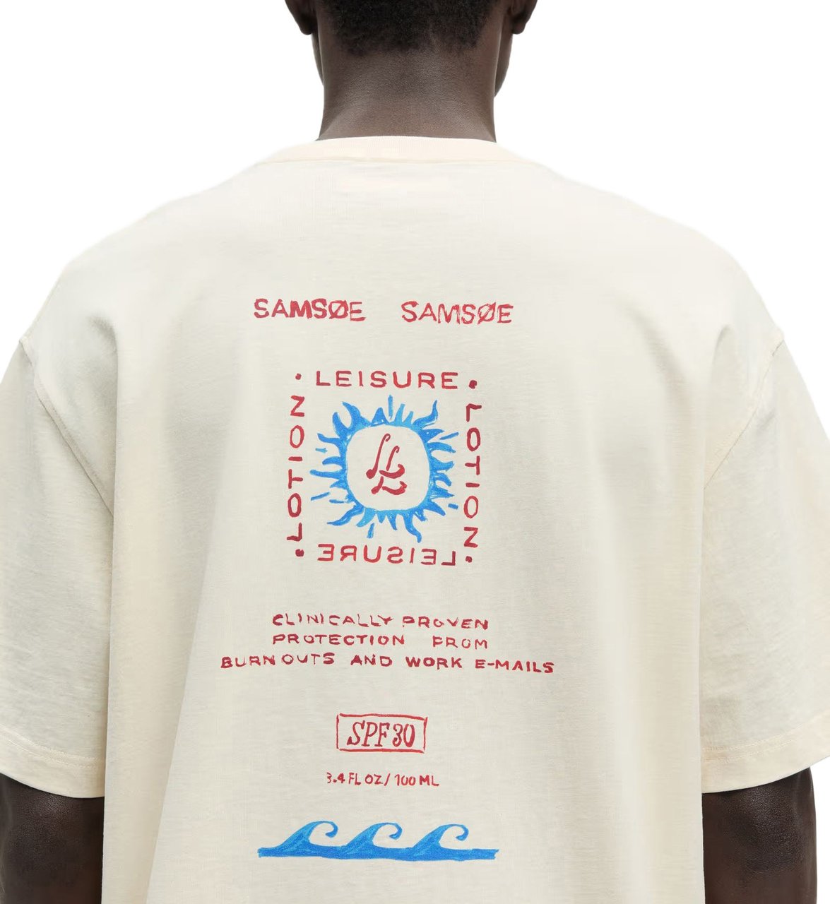 Samsøe Samsøe T-Shirt Sagergei Neutral Leisure Neutraal