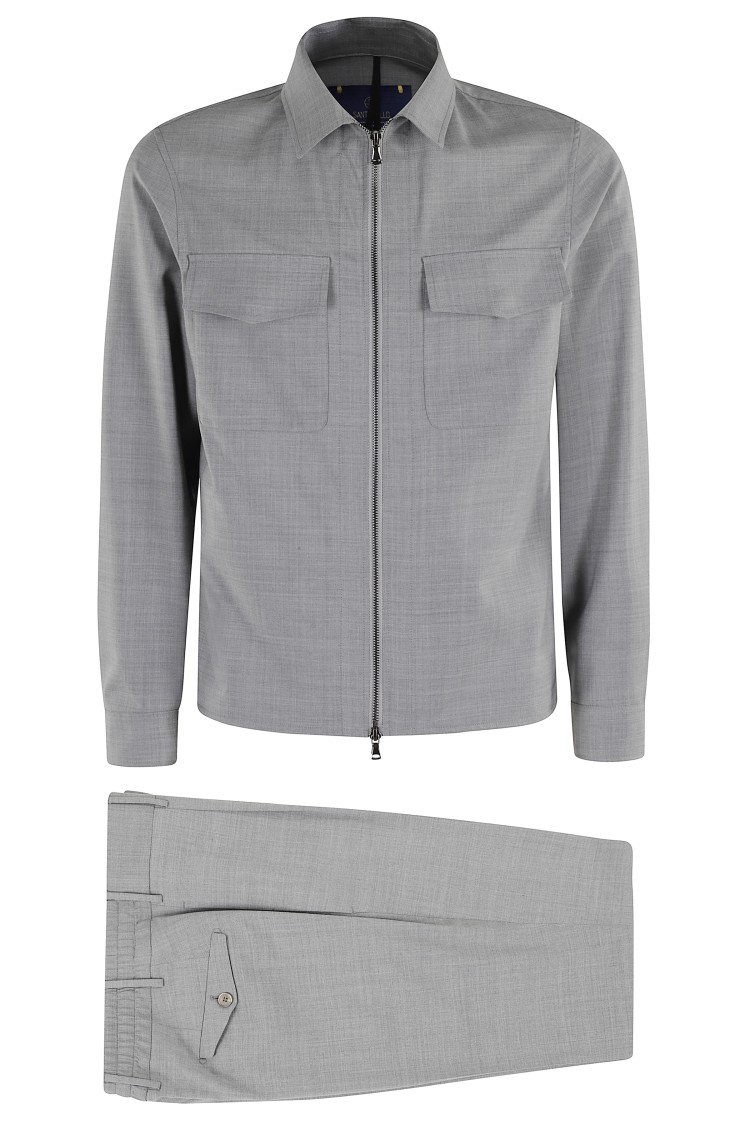 SANTANIELLO Pisa Suit Grijs