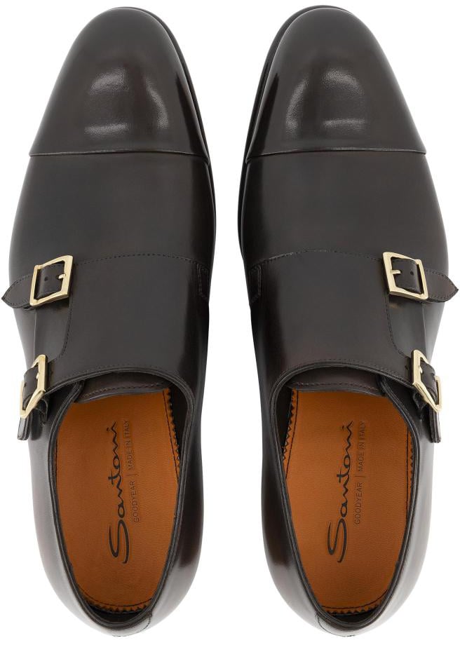Santoni Double Buckle Goodyear Bruin