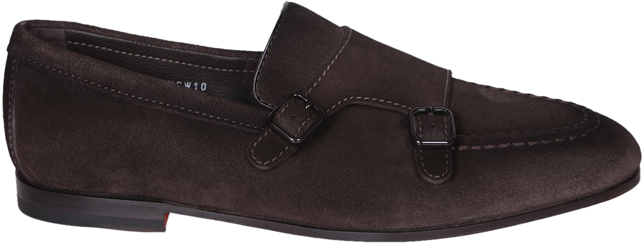 Santoni SANTONI Brown Monkstraps Bruin